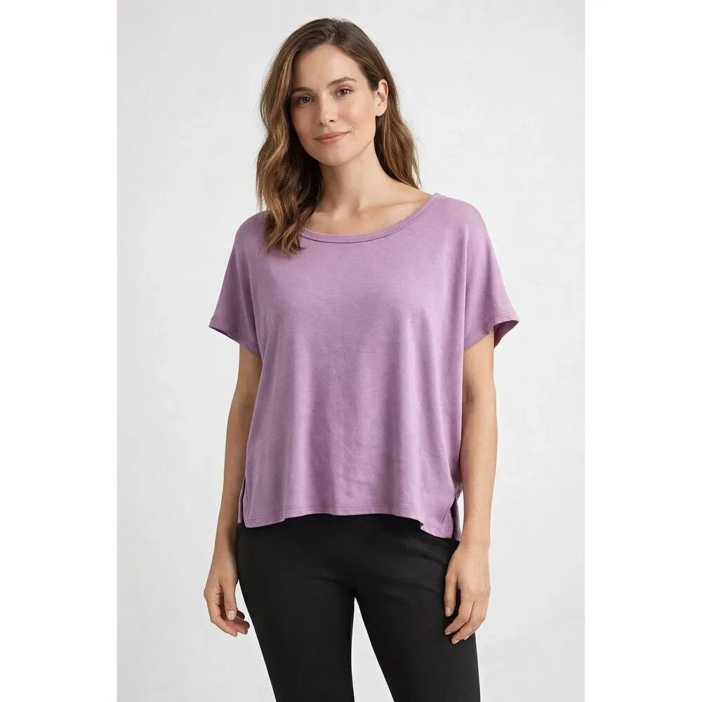 Athleta Lavender Modal Blend Relaxed Fit Top Women’s Medium